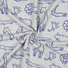 Sweatshirt Animaux de safari | by Poppy – argent/bleu roi,  thumbnail number 3