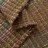 Bouclé en laine vierge mélangée Rayures colorées & lurex – marron moyen,  thumbnail number 3
