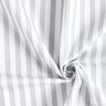 Tissu de décoration Semi-panama rayures verticales – gris clair/blanc,  thumbnail number 3