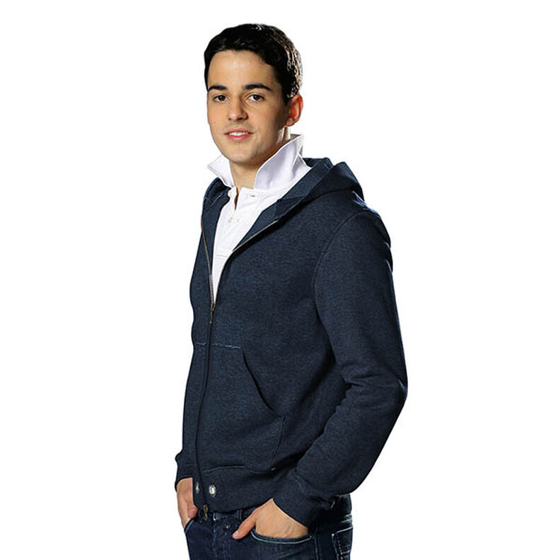 Sweatshirt gratté Premium – bleu noir, image number 4