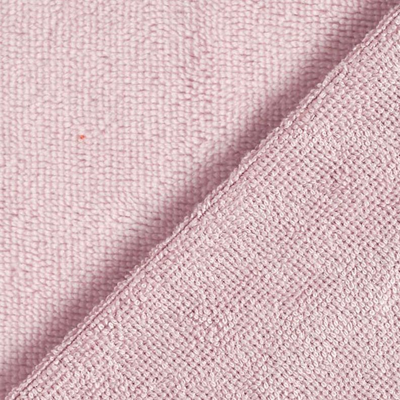 Tissu éponge douillet Bambou Uni – rosé,  image number 3