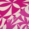 Tissu chemisier stretch à motifs géométriques | Poppy Fabrics – pourpre/noix de cajou,  thumbnail number 4