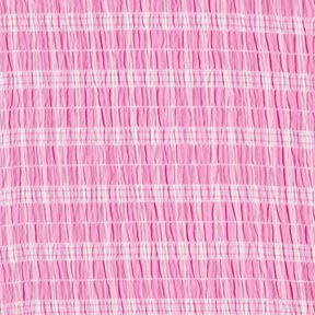 Seersucker Rayures mixtes – rose/blanc, 