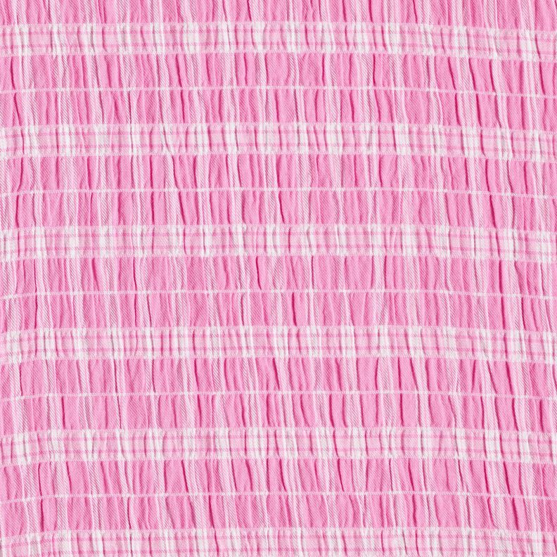 Seersucker Rayures mixtes – rose/blanc, image number 1