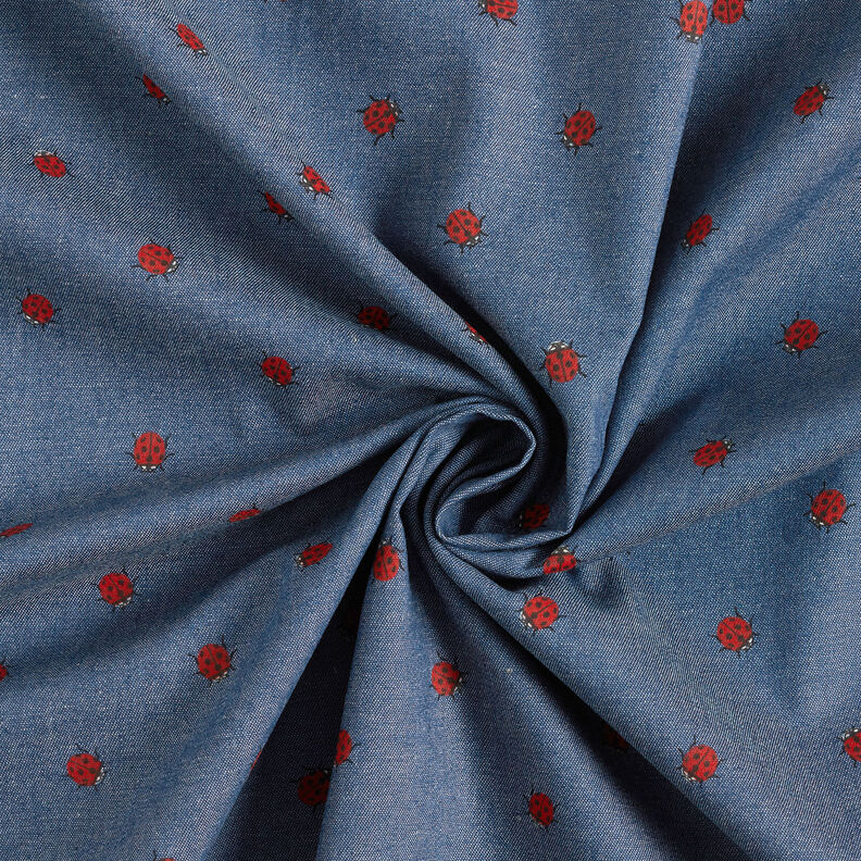Chambray Coccinelle – bleu jean,  image number 3