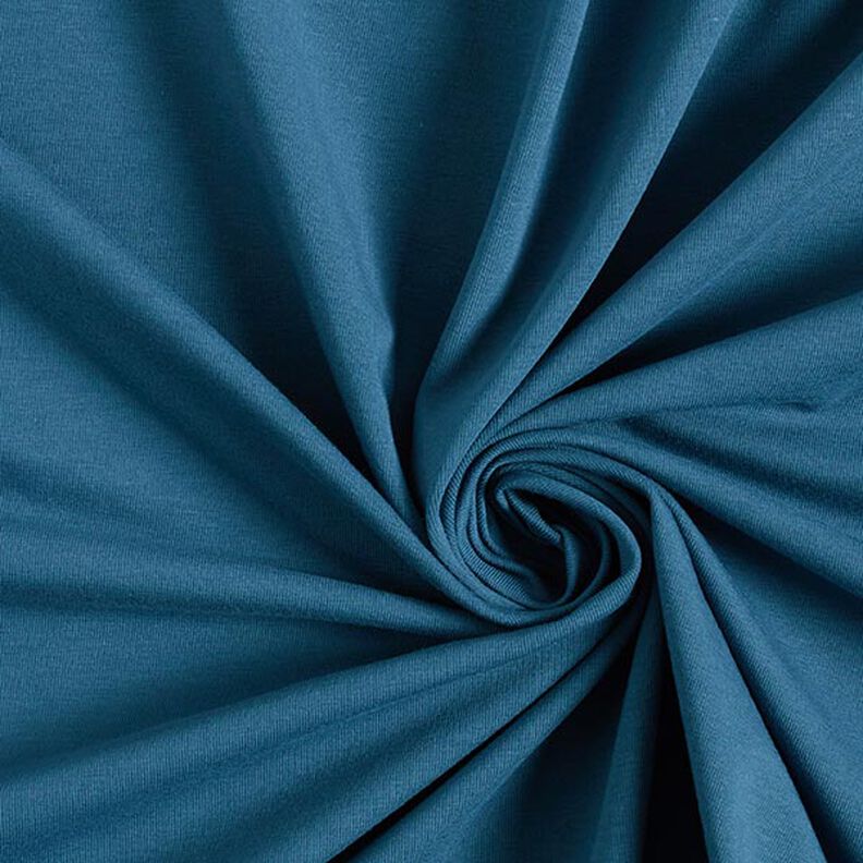 GOTS Jersey coton | Tula – bleu jean,  image number 1