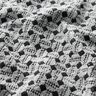 Tissu pour manteau petits carreaux – blanc/noir,  thumbnail number 2