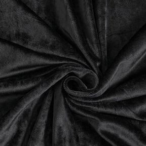 Velours Nicky uni – noir, 