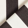 Tissu d’extérieur Canvas Blockstreifen – noir/ivoire,  thumbnail number 4