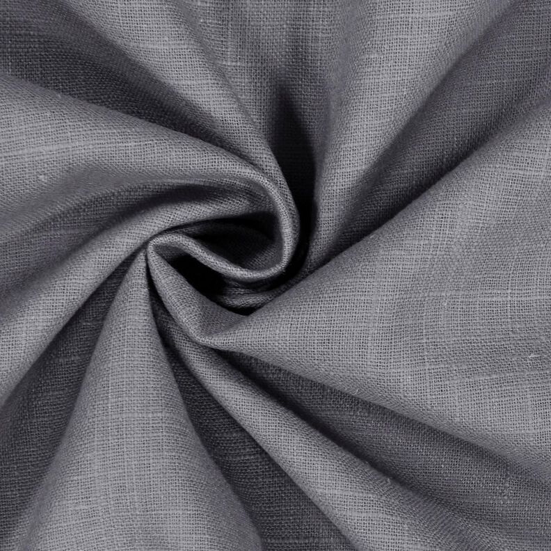 Tissu de lin en ramie mélangée medium – gris, image number 3