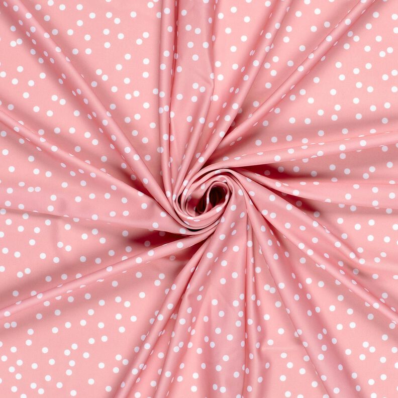 Tissus pour maillot de bain UPF50 kleine Punkte – rose/blanc,  image number 3