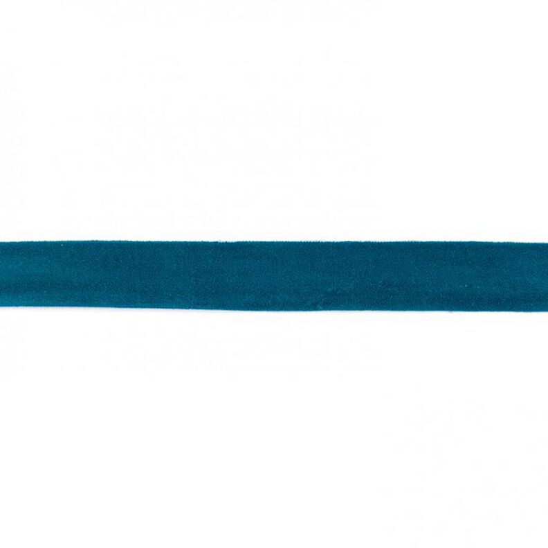 Bande à border élastique  mat [20 mm] – pétrole légère,  image number 1