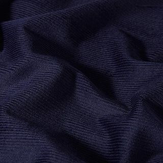 Velours de Gênes élastique, prélavé – bleu marine, 