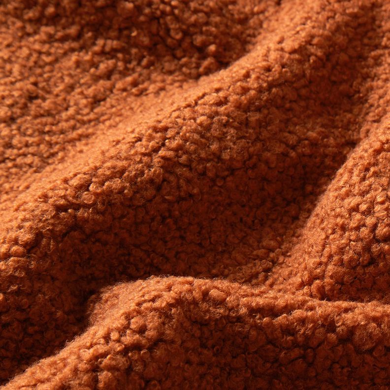 Tissu de revêtement Aspect peau de mouton – terre cuite, image number 2