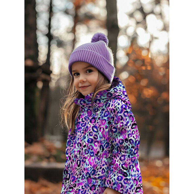 Softshell Fourrure de fauve | by Poppy – lilas bleu,  image number 6