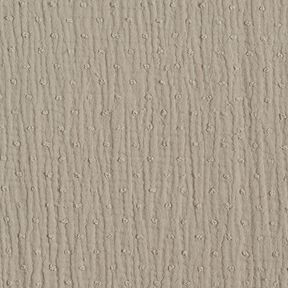 Tissu double gaze de coton dobby – beige, 