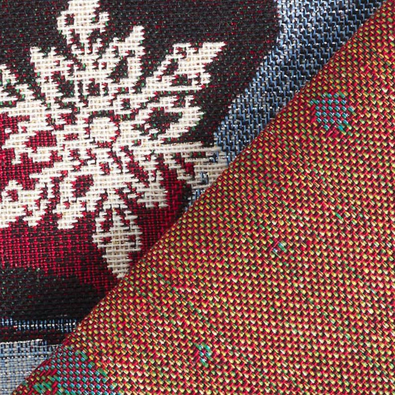 Panel Gobelin Lurex bonhomme de neige – blanc, image number 4