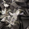Mousseline de soie à fines rayures scintillantes aspect batik – noir/blanc,  thumbnail number 2