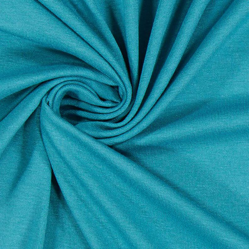 Jersey viscose Médium – turquoise,  image number 2