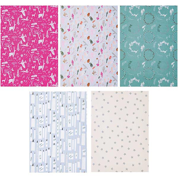 Bloc de papier à motifs Nostalgic Christmas Pastel | Rico Design, image number 5