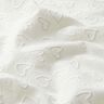 Batiste Cœurs brodés | Poppy Fabrics – ivoire,  thumbnail number 2