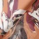 Mousseline de soie fleurs peintes – marron,  thumbnail number 6