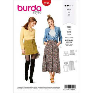 Jupe, Burda 6252 | 34-44, 