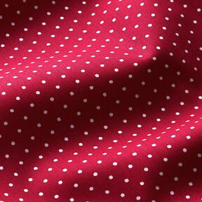 Coton enduit petits pois – rouge, 