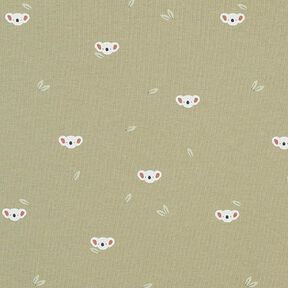 Jersey coton Têtes de koala – pistache, 