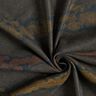 Jersey romanite tissu gratté avec lignes d’eau – marron foncé/noir,  thumbnail number 3
