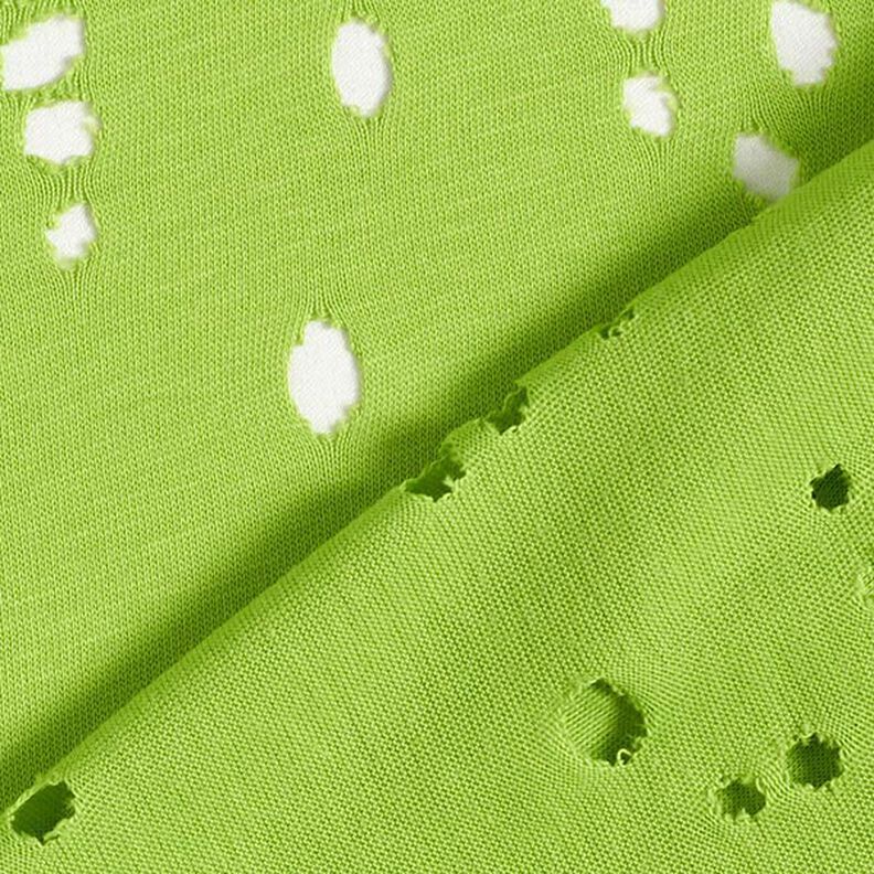Jersey coton destroyed – vert pomme,  image number 4
