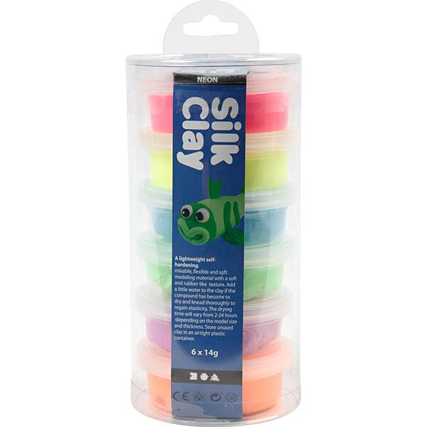 Silk Clay® Pâte [6x14 g] , Couleurs fluo,  image number 2