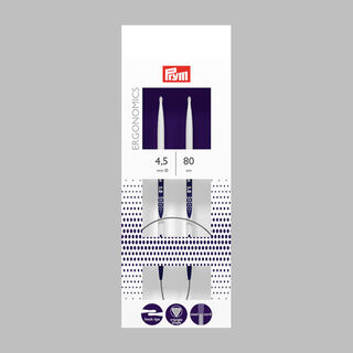 4,5|80cm Aiguilles à tricoter circulaires | Prym, 