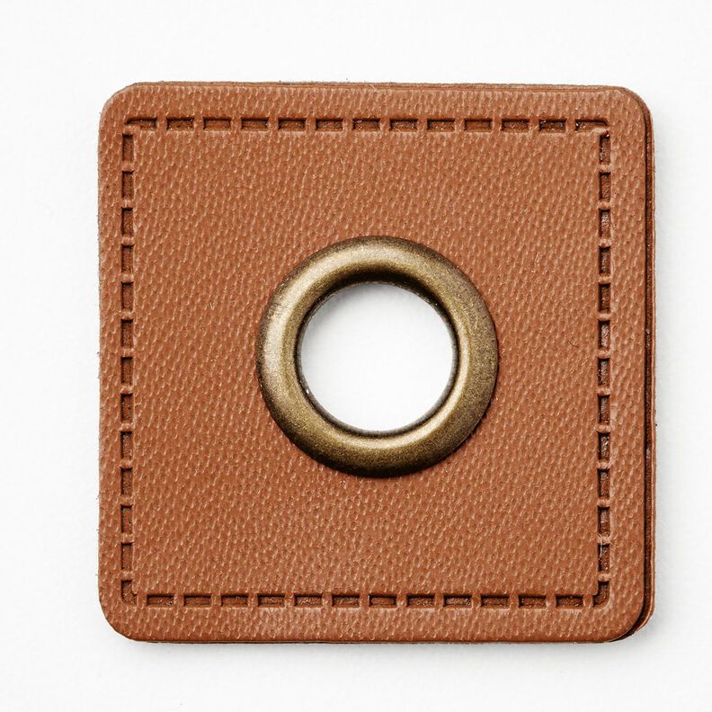 Patch à œillets [30 x 30 mm] – bronze/cuivre,  image number 1