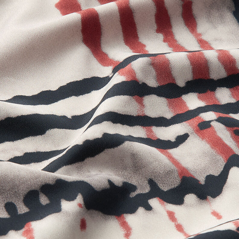 Tissu chemisier à carreaux estompés – gris perle, image number 2