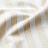 Tissu en coton Rayures – blanc/noix de cajou,  thumbnail number 2