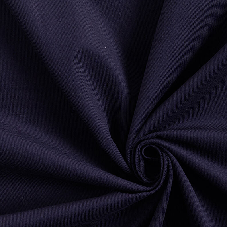 Velours milleraies Uni – bleu nuit,  image number 1