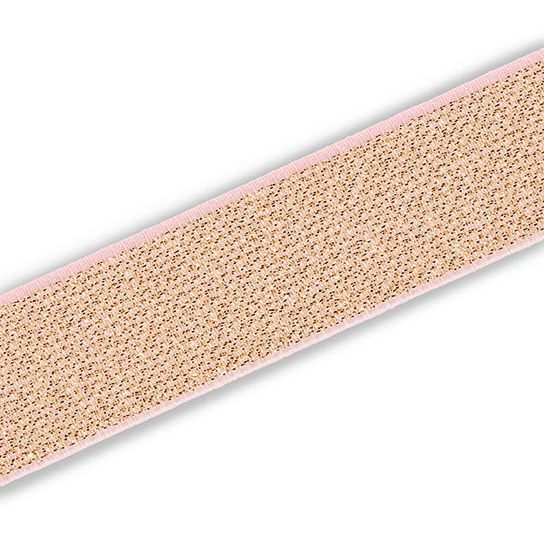 Ruban élastique Color Elastic [25 mm] - or rose | Prym,  image number 3