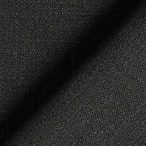 Tissu en lin stretch Mélange – noir, 