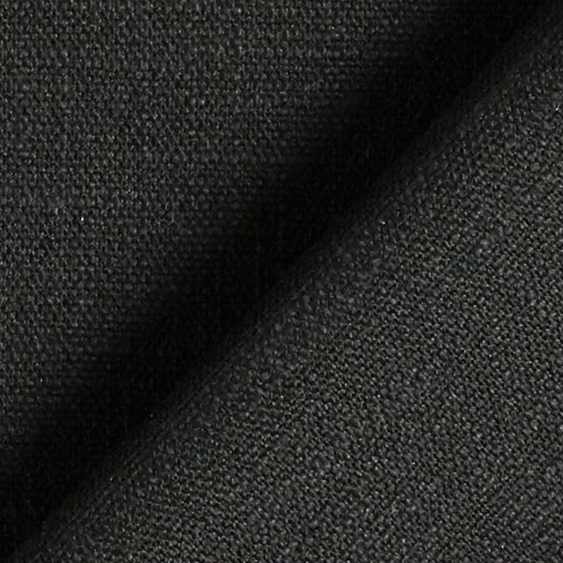 Tissu en lin stretch Mélange – noir,  image number 2