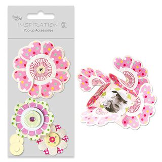 Kit de bricolage pop-up Flower Power  – rose, 