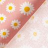 Tissu de décoration Semi-panama petites pâquerettes – saumon/blanc,  thumbnail number 4