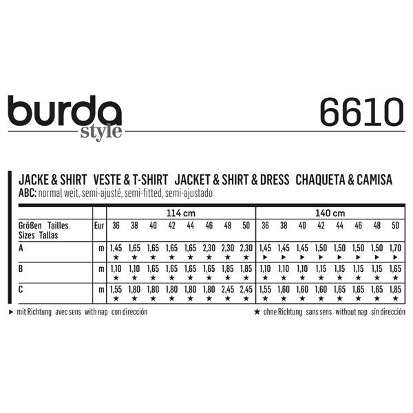Veste / T-Shirt, Burda 6610,  image number 7