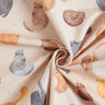 Tissu de décoration Semi-panama Chats peints – beige clair,  thumbnail number 3