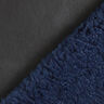 Article de second choix Similicuir avec fausse fourrure, uni – noir/bleu marine,  thumbnail number 1