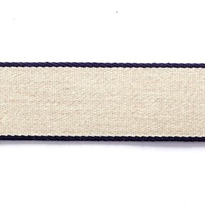 Sangle [ 3,5 cm ] – bleu marine/beige, 