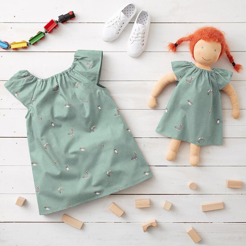 Jersey coton Phoques acrobatiques &ndash; bleu clair,  image number 6