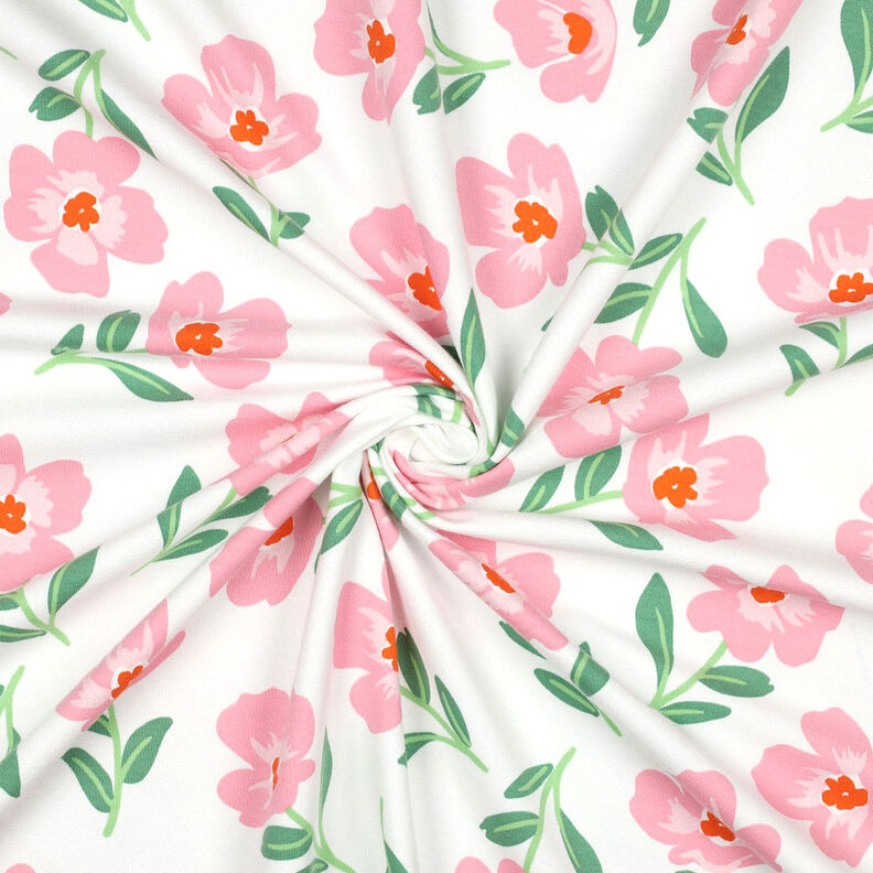 Sweatshirt gratté Fleurs | by Poppy – ivoire/rose, image number 3