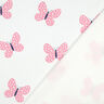 Sweatshirt gratté gros papillons | Poppy Fabrics – ivoire/rose,  thumbnail number 4