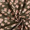 Jersey coton Jolies petites fleurs – kaki,  thumbnail number 3